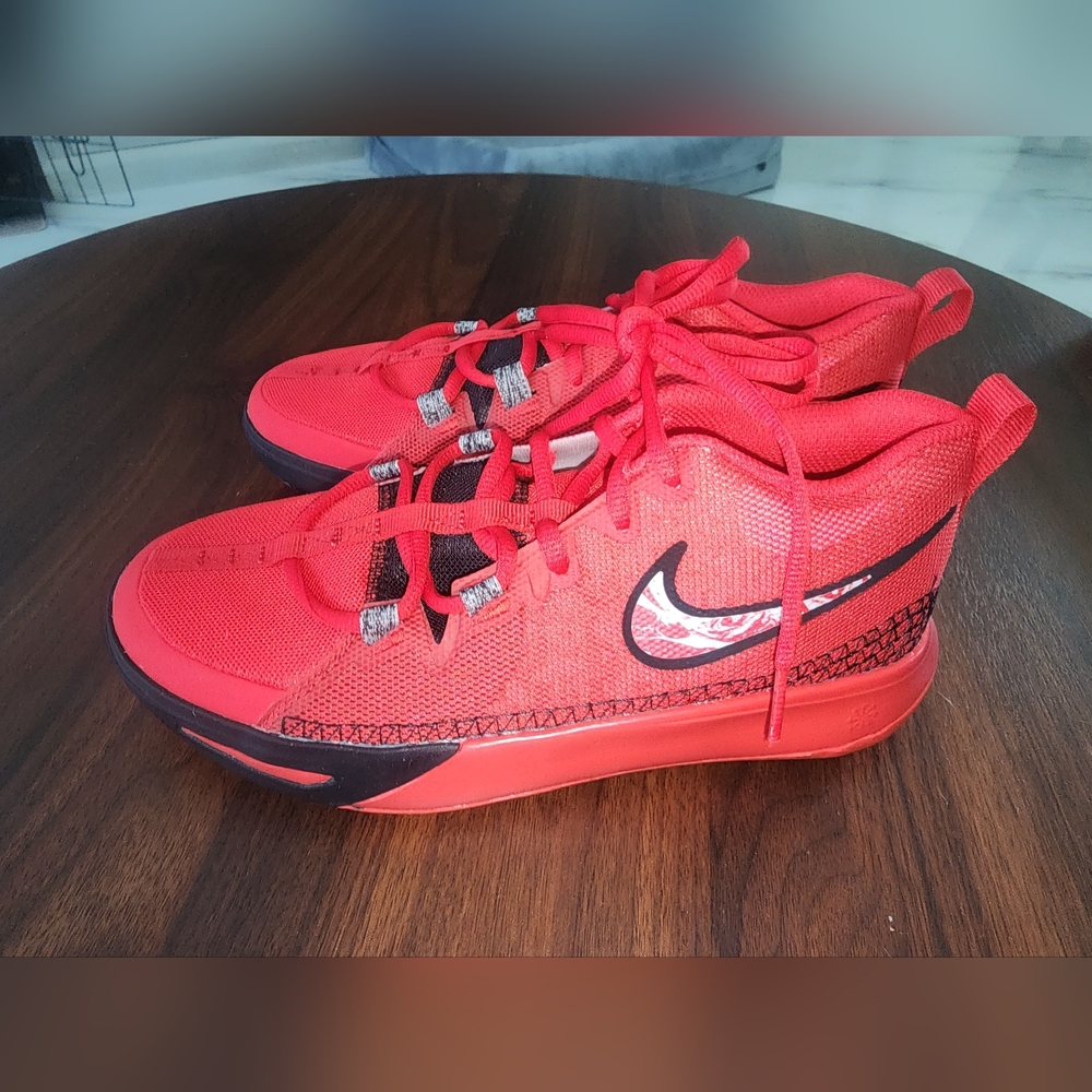 Kyrie Irving Red Nike Athletic Sneakers